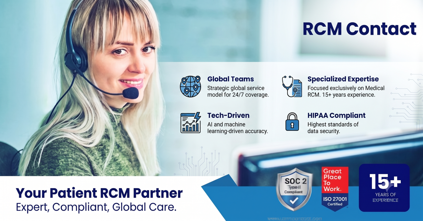 Enterprise Revenue Cycle Management Contact Center Software Interface Layout